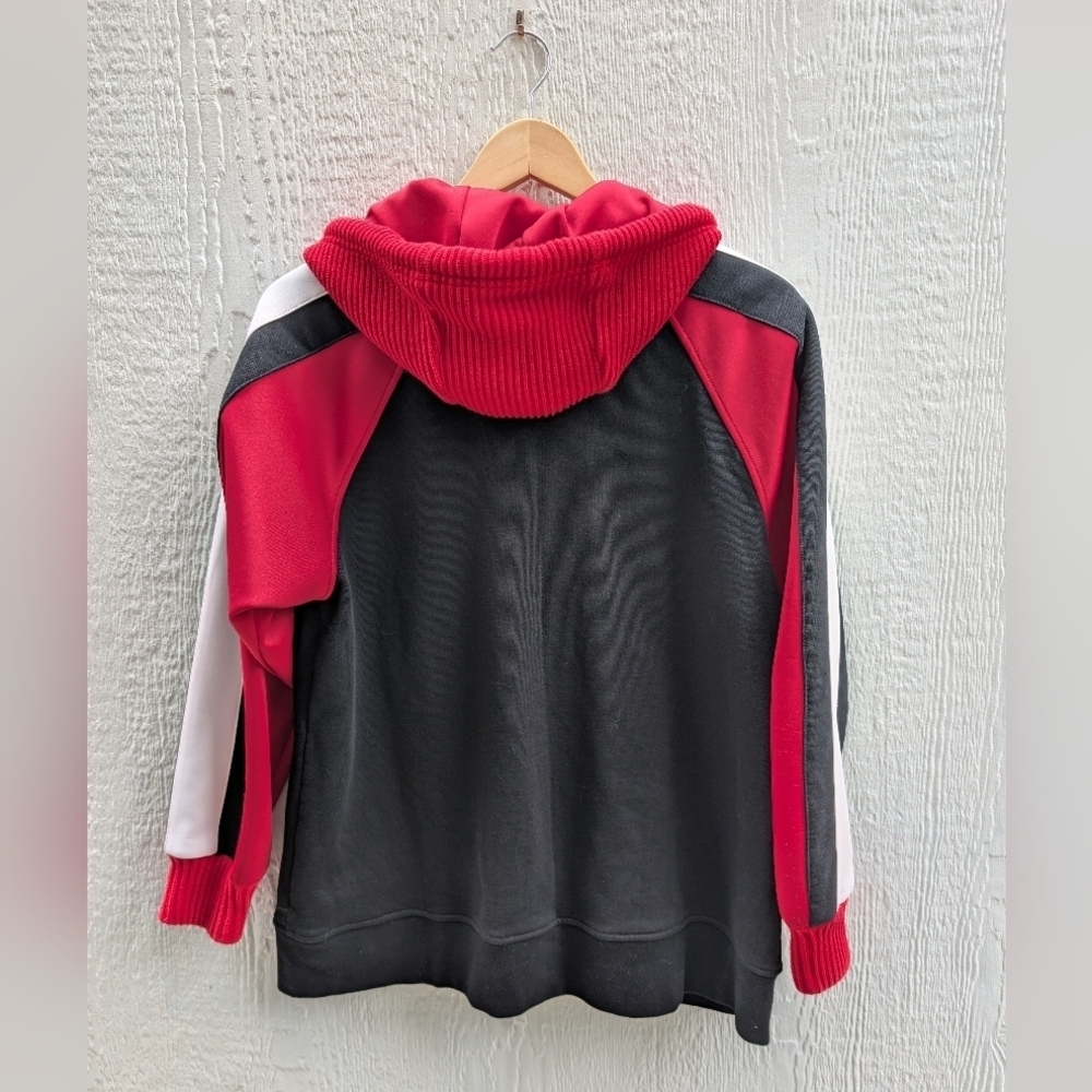 Burberry Full Zip Colorblock Chunky Oversized Full Zip Hoodie Women's Size 2 - Picture 8 of 9